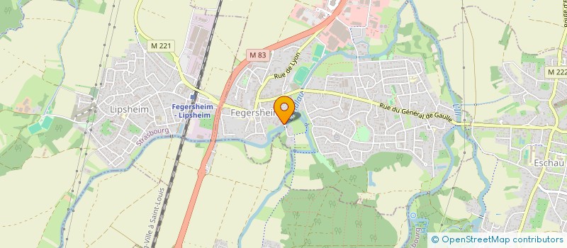 localisation de l'entreprise SCI 12 RUE MERCIERE  FEGERSHEIM