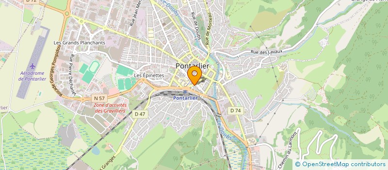 localisation de l'entreprise SCI 12 RUE MERMOZ  PONTARLIER