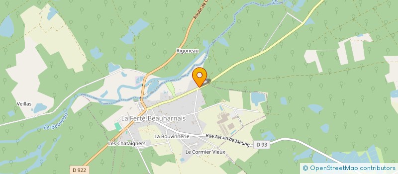 localisation de l'entreprise SCI 12 RUE PIERRE  LA FERTE-BEAUHARNAIS