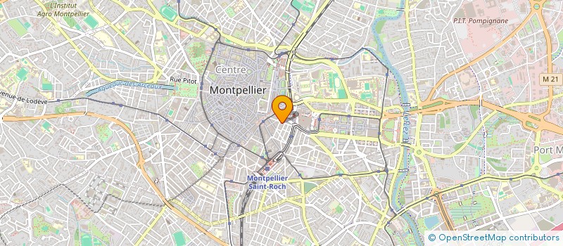 localisation de l'entreprise SCI 12 RUE PROUDHON  MONTPELLIER