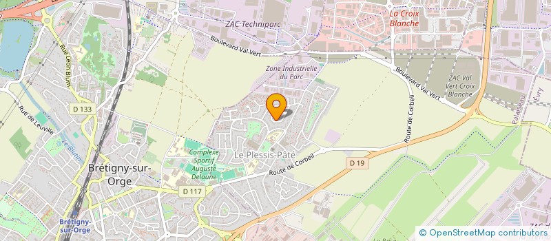 localisation de l'entreprise SCI 12 SQUARE DES CHEVREUILS  LE PLESSIS-PATE