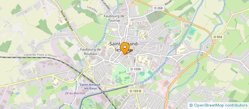 localisation de l'entreprise SCI 12 THIERS  SAINT-AMAND-LES-EAUX