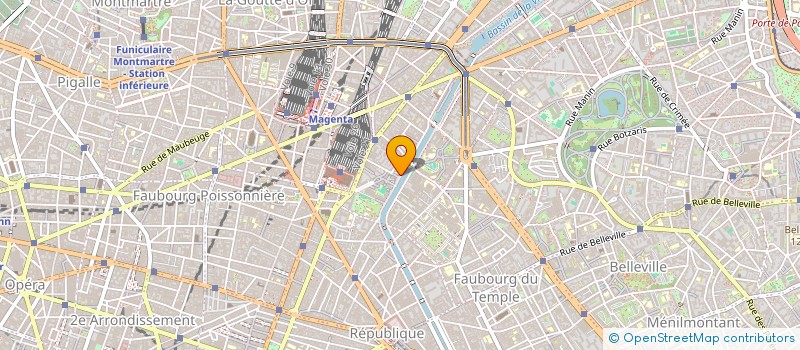 localisation de l'entreprise SCI 121/127 QUAI DE VALMY  PARIS