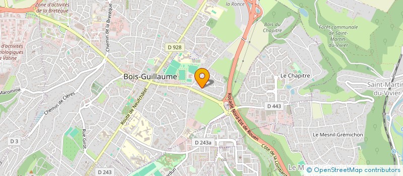 localisation de l'entreprise SCI 121ARDBG à BOIS-GUILLAUME