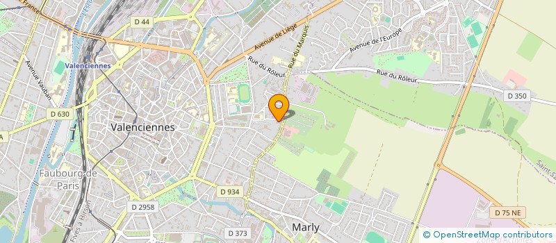 localisation de l'entreprise SCI 122 AVENUE FAIDHERBE  VALENCIENNES