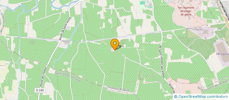 localisation de l'entreprise SCI 122 AVENUE PIERRE SEMARD  LES ANGLES