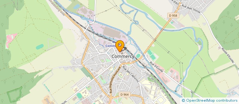 localisation de l'entreprise SCI 123 à COMMERCY