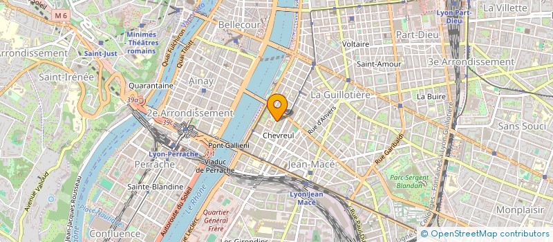 localisation de l'entreprise SCI 123  LYON