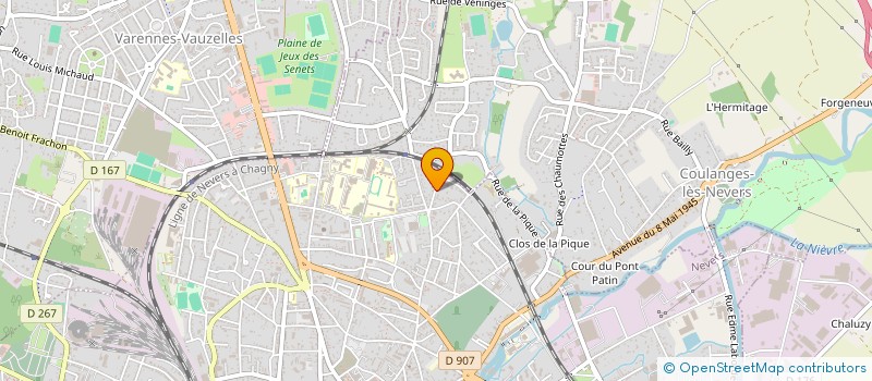 localisation de l'entreprise SCI 123 R DE PARIGNY à NEVERS