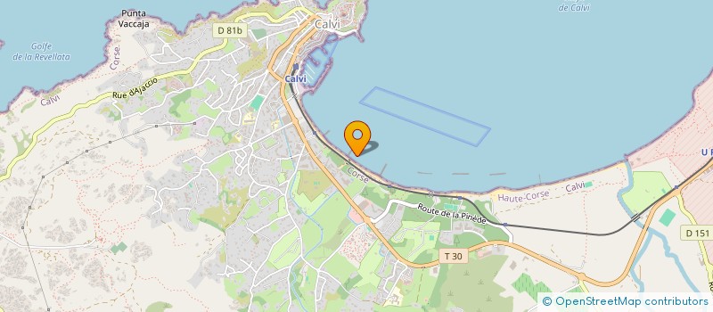 localisation de l'entreprise SCI 123 SOLEIL à CALVI