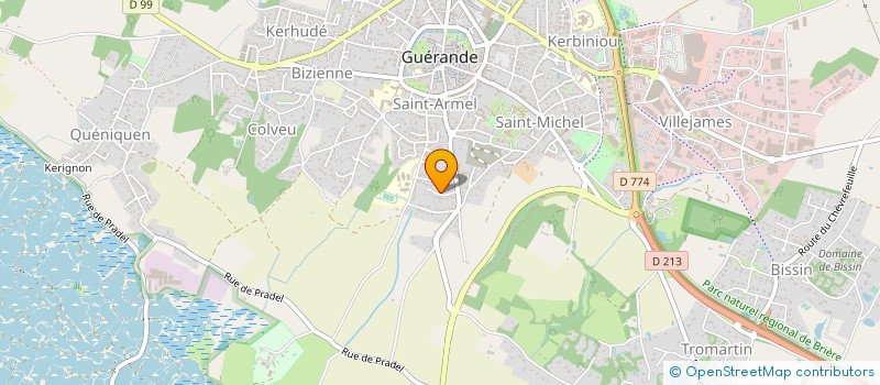 localisation de l'entreprise SCI 1237  GUERANDE