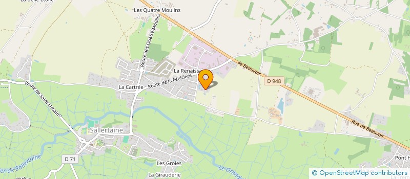 localisation de l'entreprise SCI 124 RUE JOSEPH BLANCHARD à SALLERTAINE