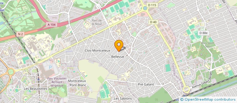 localisation de l'entreprise SCI 124 TK-DIVIN à VILLEPINTE