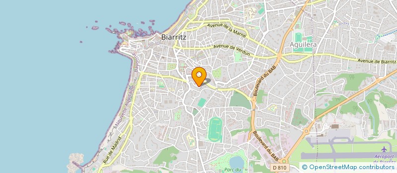 localisation de l'entreprise SCI 125 AV DU MARECHAL FOCH A CHATOU à BIARRITZ