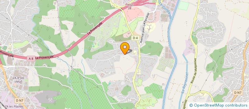 localisation de l'entreprise SCI 125 GS à FREJUS