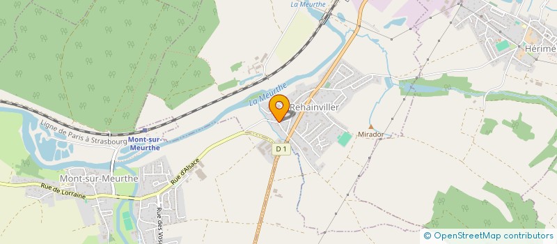 localisation de l'entreprise SCI 125 ROUTE DE THIONVILLE  LUNEVILLE