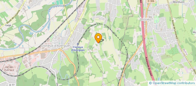 localisation de l'entreprise SCI 126 AV DES FRERES LUMIERE  MARCILLY-D'AZERGUES