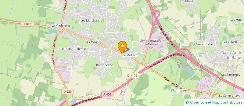 localisation de l'entreprise SCI 128 à REPLONGES