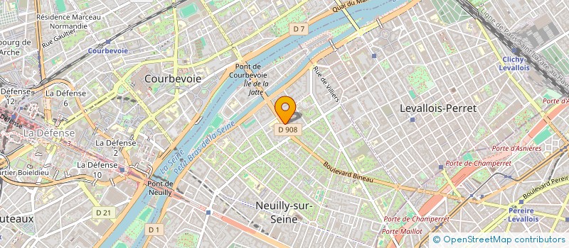 localisation de l'entreprise SCI 128 MOLINEL à NEUILLY-SUR-SEINE