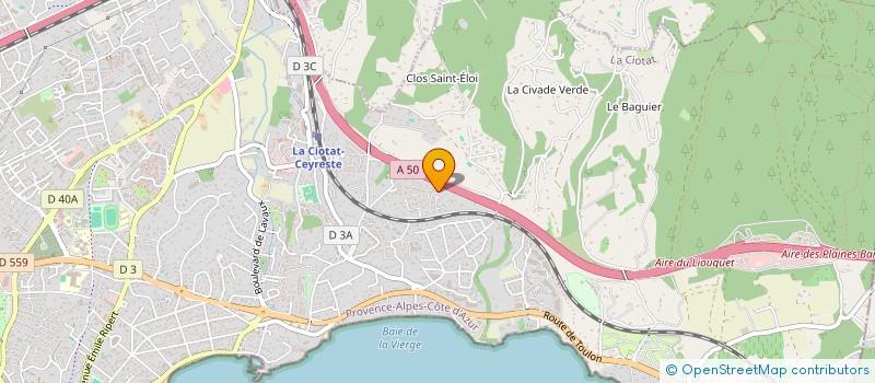 localisation de l'entreprise SCI 129 RUE DE LA BELLE DE MAI  LA CIOTAT