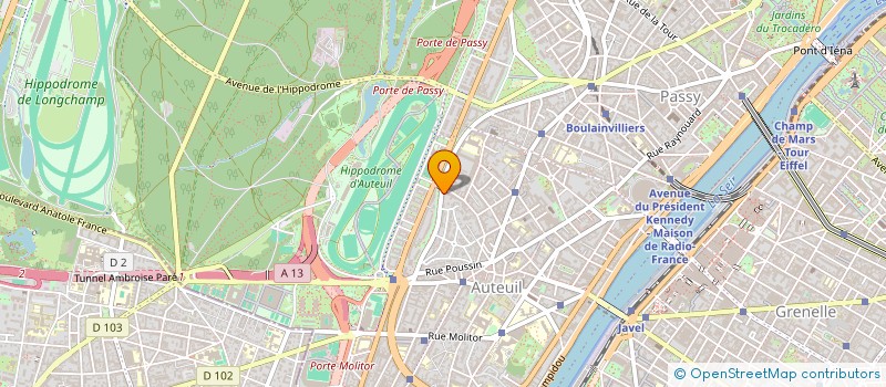 localisation de l'entreprise SCI 129 RUE LECOURBE  PARIS