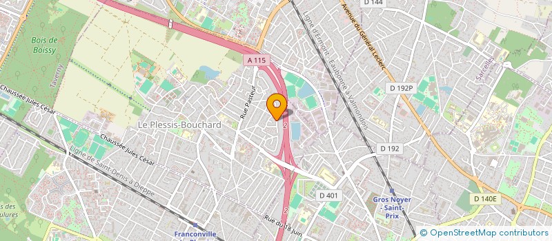 localisation de l'entreprise SCI 12AVEUROPE à LE PLESSIS-BOUCHARD