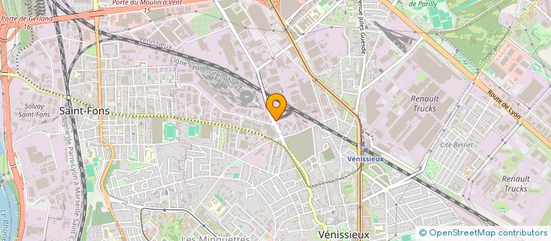 localisation de l'entreprise SCI 13-15  VENISSIEUX