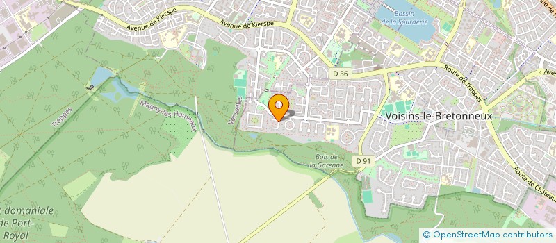 localisation de l'entreprise SCI 13-15 PAS GUSTAVE LEPEU  VOISINS-LE-BRETONNEUX