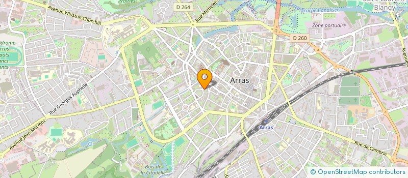localisation de l'entreprise SCI 13 26 à ARRAS