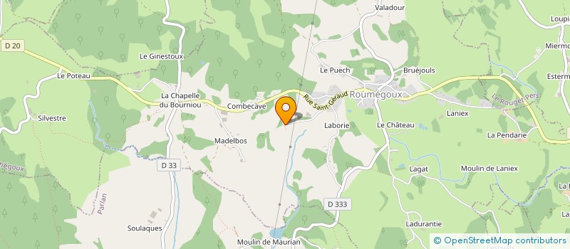 localisation de l'entreprise SCI 13 à ROUMEGOUX