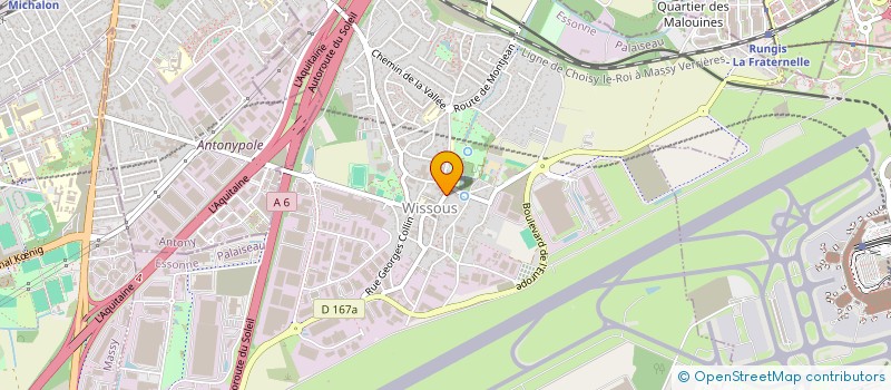 localisation de l'entreprise SCI 13 AV DE LA DIVISION LECLERC  WISSOUS