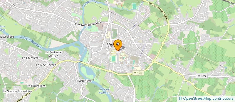 localisation de l'entreprise SCI 13 AVENUE DE MORGES  VERTOU