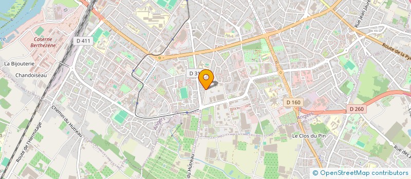 localisation de l'entreprise SCI 13 B BD FOCH  SAUMUR