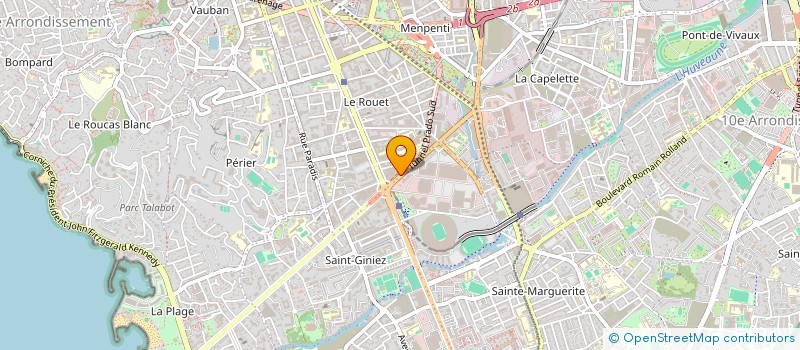 localisation de l'entreprise SCI 13 BIS RABATAU à MARSEILLE