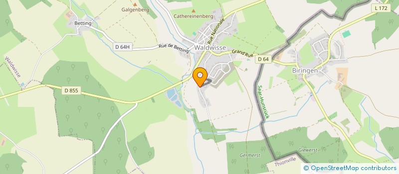 localisation de l'entreprise SCI 13 BOUCLE DU FERRONNIER  MALLING