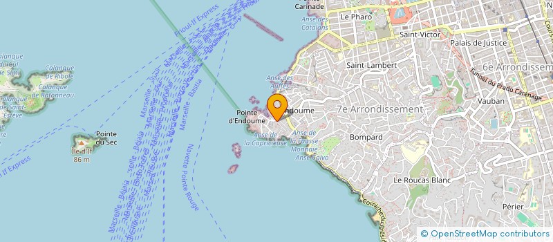 localisation de l'entreprise SCI 13 BOUDOURESQUE à MARSEILLE