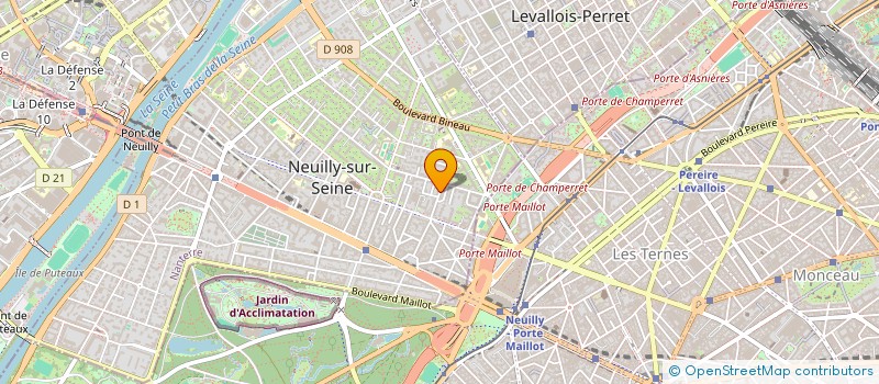 localisation de l'entreprise SCI 13 DAVID NERAUD à NEUILLY-SUR-SEINE