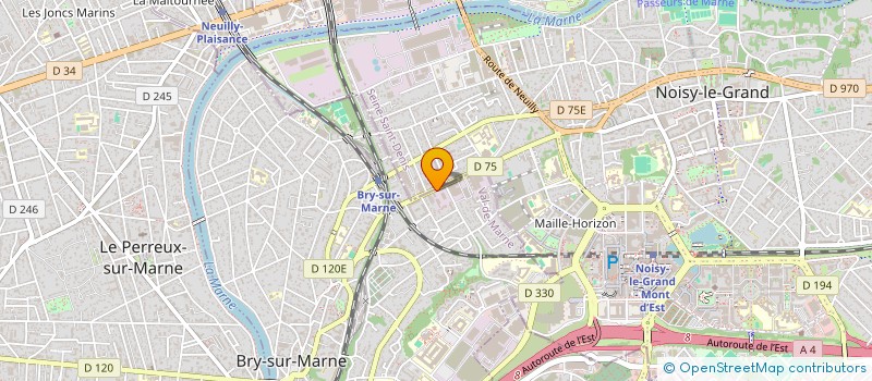 localisation de l'entreprise SCI 13 GRANDE RUE  BRY-SUR-MARNE
