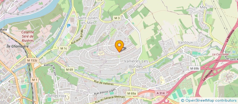 localisation de l'entreprise SCI 13 LES MIMOSAS  METZ