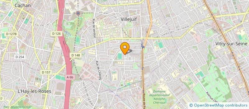 localisation de l'entreprise SCI 13 PIARD à VILLEJUIF