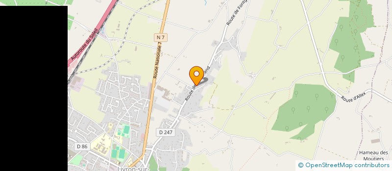 localisation de l'entreprise SCI 13 RUE D'ATHENES  LIVRON-SUR-DROME