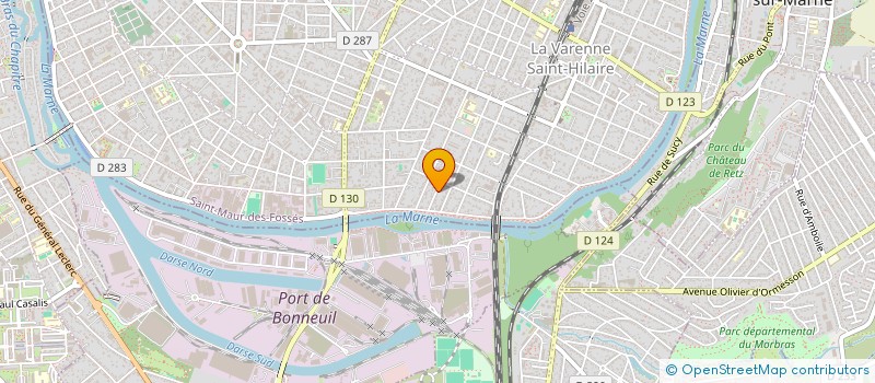 localisation de l'entreprise SCI 13 RUE DE LA PROSPERITE à SAINT-MAUR-DES-FOSSES