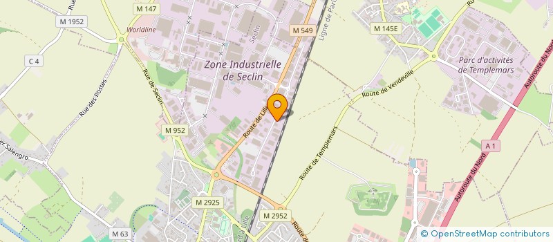 localisation de l'entreprise SCI 13 RUE DE LUYOT  SECLIN