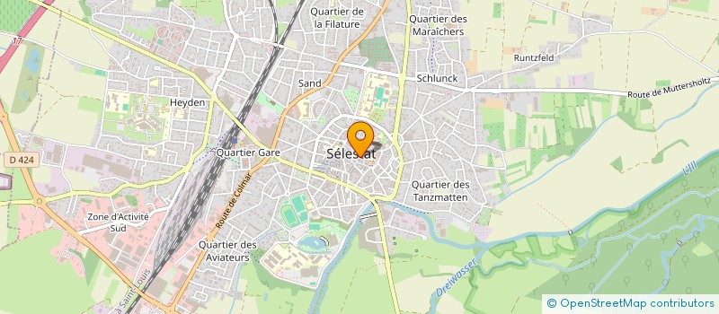 localisation de l'entreprise SCI 13 RUE DES GRENOUILLES  SELESTAT