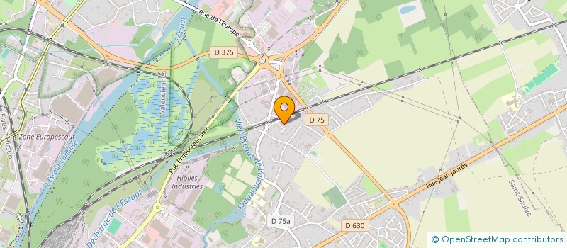 localisation de l'entreprise SCI 13 RUE DES SAULES  SAINT-SAULVE