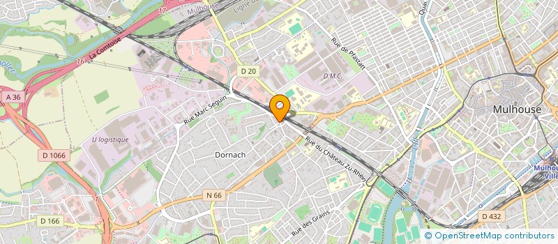 localisation de l'entreprise SCI 13 RUE DES VIGNES  MULHOUSE