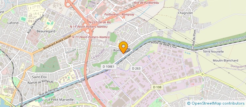 localisation de l'entreprise SCI 13 RUE DU CANAL  PERIGNY