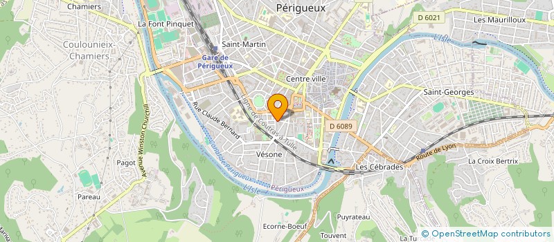 localisation de l'entreprise SCI 13 RUE DU GYMNASE à PERIGUEUX