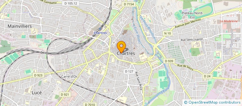 localisation de l'entreprise SCI 13 RUE DU PETIT CHANGE à CHARTRES