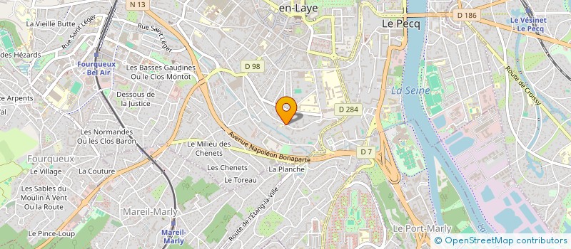 localisation de l'entreprise SCI 13 RUE FELICIEN DAVID  SAINT-GERMAIN-EN-LAYE